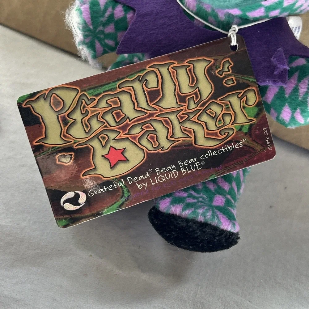 Pearly Baker Grateful‎ Dead Bean Bear Plush 7